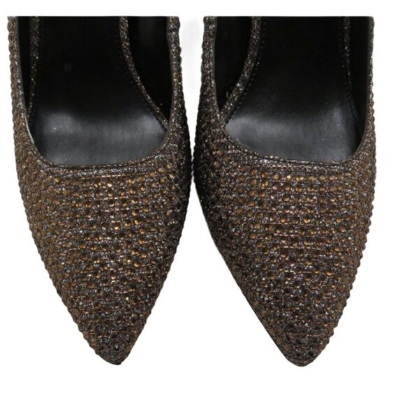 Michael KORS Embellished Abbi Flex Pump Brown Heel - Picture 7 of 7